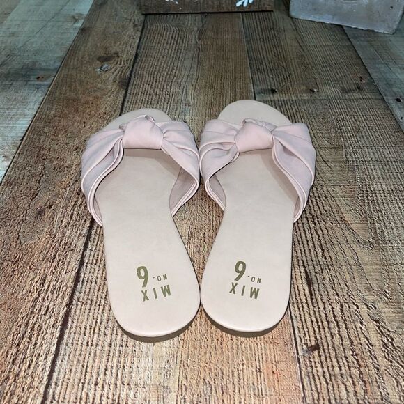mix no 6 blush pink Romano slide sandals - Picture 4 of 11